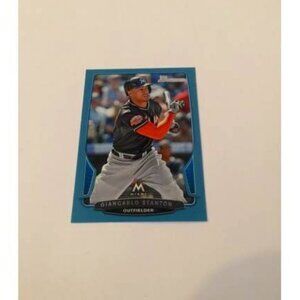 2013 Bowman Blue Border 190/500 Giancarlo Stanton Miami Marlins #182 (054)